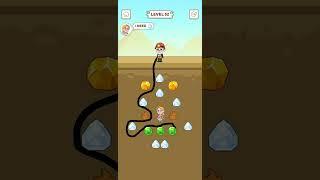 cartoon game pull the gold level 52 #shorts #funny #games