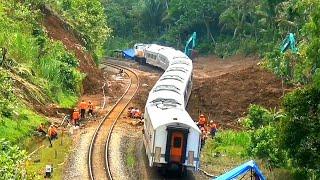 LATEST UPDATES  TWO LANES STARTED AT THE TRAIN CROSSING POST LANDSLAVER IN DAOP 5