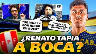 PERIODISTA PERUANO dice que a RENATO TAPIA LE ENCANTARÍA jugar en  BOCA