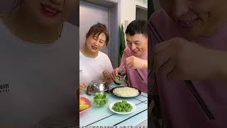 Funny Husband and Wife Yummy Food Eating Challenge 