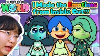 I made the EMOTIONS from INSIDE OUT 2 - Toca Life World