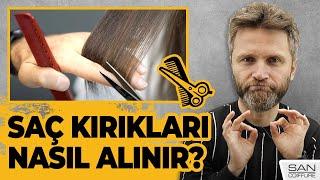 SAÇ KIRIKLARI NASIL ALINIR? Evde Kolay Pratik Saç Bakımı