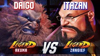 SF6 ▰ DAIGO Akuma vs ITAZAN Zangief ▰ High Level Gameplay