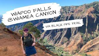 Waimea Canyon Hike to Waipoo Falls via Black Pipe Trail