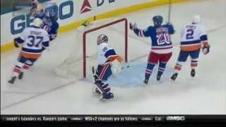 NHL Islanders @ Rangers J.T. Miller Scores His 1st NHL Goal - 2713