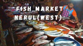 INDIA BAZAAR. Ft. - NERUL WEST - Fish & Vegetable market. NAVI MUMBAI. Typical Indian Market.