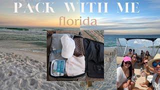 pack with me for florida 2023 what to bring for beach vacation florida pack with me 2023