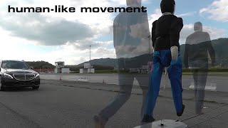 Auto industry develops articulated pedestrian dummy