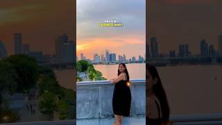 Best sunset spot in Singapore  #singaporevideos #marinabarrage #marinabaysands