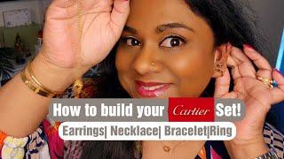 CartierLOVEThe perfect set Day to Night 247 WearableEarringsBraceletRingNecklace