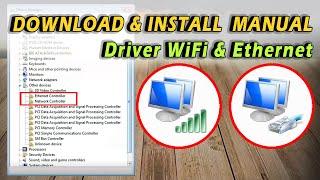 Cara Download & Install Driver WIFI & ETHERNET Manual untuk Windows 781011