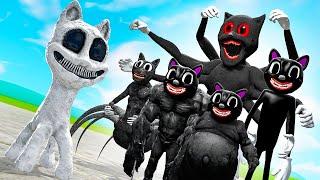 БЕЛЫЙ МУЛЬТЯШНЫЙ КОТ ПРОТИВ ВСЕХ КАРТУН КЭТОВ В ГАРРИС МОД SCP WHITE CARTOON CAT В Garrys Mod