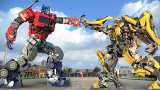 Трансформеры Восстание зверей  Официальный полный фильм  Optimus Prime vs Bumblebee