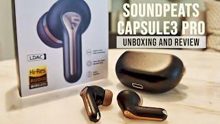 The SOUNDPEATS Capsule3 Pro Hi-Res Audio Wireless Earbuds with Active Noise-Cancellation and LDAC