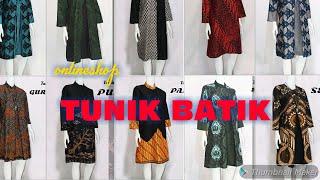 MODEL TUNIK BATIK TERBARUTUNIK BATIK TERLARISDRESS BATIKJUAL TUNIK BATIK MODEL BAJU BATIK WANITA