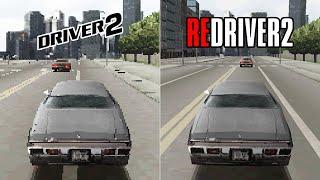 Driver 2 PSX vs. REDRIVER 2 PC - Comparison