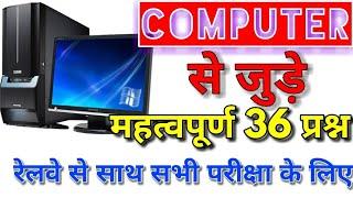 Computer Gk For Any Competitive Exams In Hindi  by Gk sansar Part 01