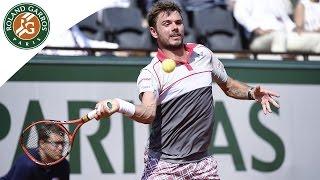 Jo-Wilfried Tsonga v Stan Wawrinka Highlights - Mens Semifinals 2015 - Roland Garros