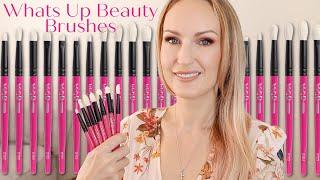 Whats Up Beauty Makeup Brush Review  Vlogmas Day 7