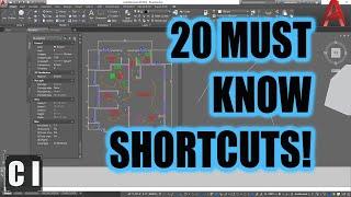 20 Must know AutoCAD Shortcuts & Commands AutoCAD Tips & Tricks