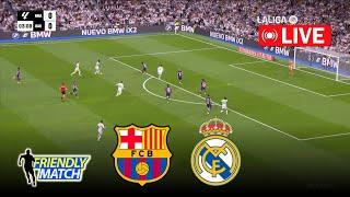 EN VIVO Barcelona vs Real Madrid  Partido amistoso de fútbol de clubes 2024  Partido completo