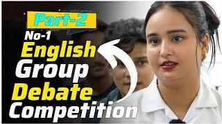 Part-2 English Speaking Debate Competition on Private vs Govt Job  Spoken English Class in Lucknow