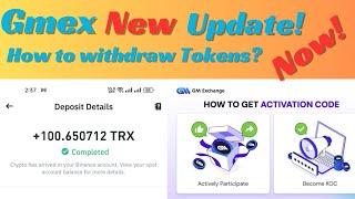 GMEX Latest UpdateEarn 100TRX Withdrawal Revealed