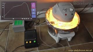 Open source halogen oven PID reflow controller