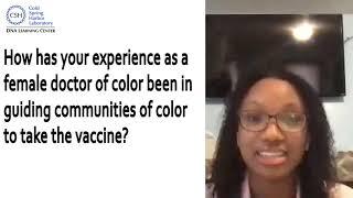 Students Talk Science — COVID-19 Guiding communities as a doctor of color