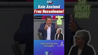 Kein #Anstand Frau #Hasselmann #Plärren Sie nicht rum #afd #stephanbrandner