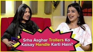 Srha Asghar Trollers Ko Kaisay Handle Karti Hain?  Mathira Show  Srha Asgr  BOL Entertainment