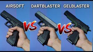 Mana yang paling SERU? Airsoft? GelBlaster? DartBlaster?