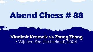 Vladimir Kramnik vs Zhang Zhong • Wijk aan Zee Netherland 2004