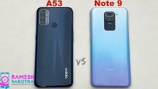 Oppo A53 vs Redmi Note 9 SpeedTest and Camera Comparison