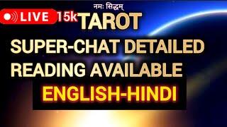 TAROT CARD Reading Live - SUPER CHAT - CANDLE WAX READING Tarot English Hindi नमः सिद्धम्