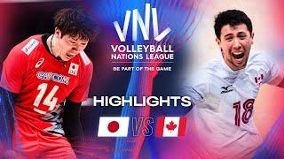  JPN vs.  CAN - Quarter Finals  Highlights  Men’s VNL 2024