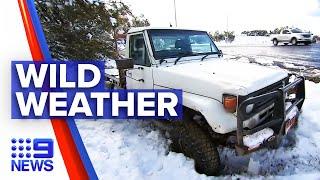 Violent winds and snowfall over wild weather weekend  9 News Australia