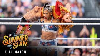 FULL MATCH Bianca Belair vs. Becky Lynch — Raw Womens Championship Match SummerSlam 2022