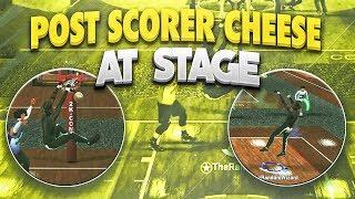 99 OVERALL PURE POST SCORER DOMINATES NBA 2K18 BEST PURE POST SCORER BUILD NBA 2K18 1V1 STAGE 2K18