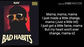 Why You Crying Mama by Nav lyrics