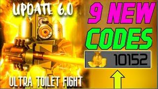 Update 6.0 ULTRA TOILET FIGHT CODES JULY 2024 - CODES ULTRA TOILET FIGHT 2024