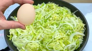 I never get tired of cooking cabbage like this Very tasty recipe with cabbage # 232