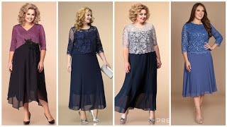 Most beautiful and gorgeous plus size mother of the bride dresslatest outfitparty wear dress 2024