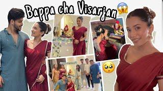 Last celebration at home until I get married  ‍ Bappa cha VISARJAN 