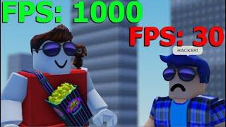 doing glitch with 1000 fps  roblox