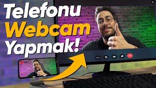 Telefonu Webcam Yapan Uygulama