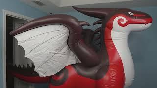 Inflating Giant Dragon Toy Goes Terribly Wrong