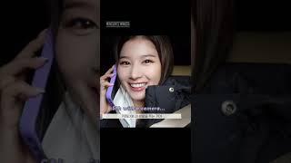 SANA calling her mom in Japanese