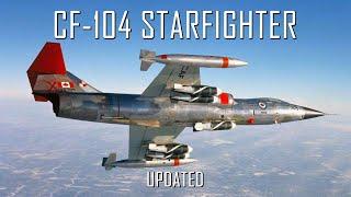 Lightning fast interceptor turned nuclear strike bomber the Canadair CF-104 Starfighter