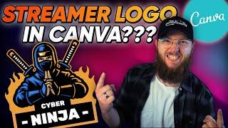 FREE Custom Twitch Logo in Canva in 2023 Canva for Streamers
